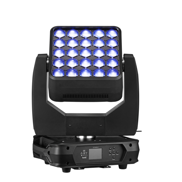 LED Moving Head:Matrix Beam Wash 3-in-1, Built-in Letters/Numbers, Artnet RDM